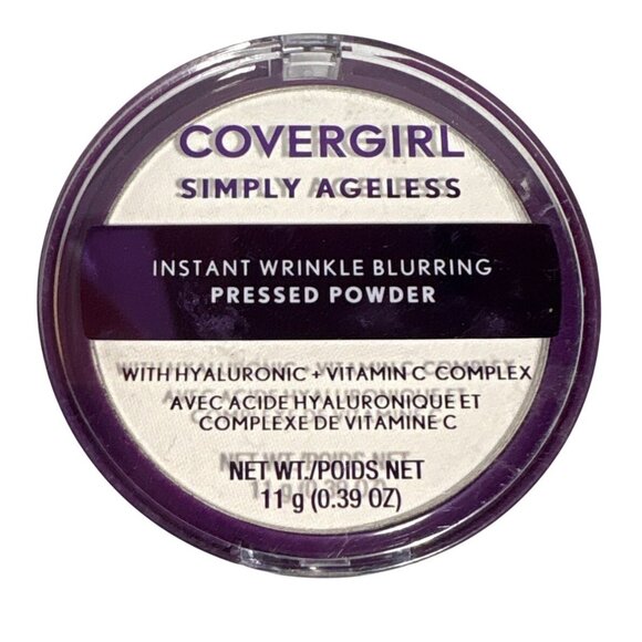 Covergirl Pressed Powder 100 Translucent Simply Ageless Instant Wrinkle Blurring - Picture 1 of 4